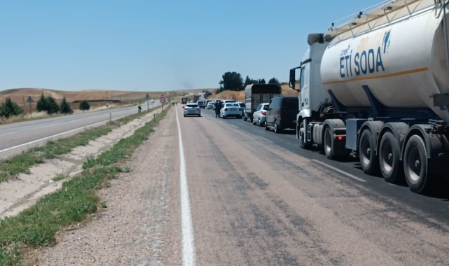 Seyir halindeki tankerden sızan gaz paniğe neden oldu