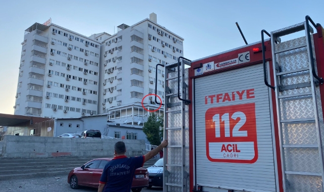 Sigara izmariti hastanede yangına sebep oldu!