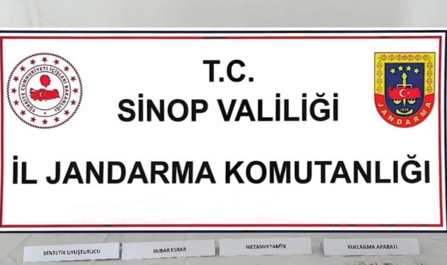 Sinop’ta uyuşturucu operasyonu