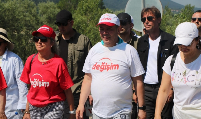 Tanju Özcan'ın değişim yürüyüşünde ikinci gün