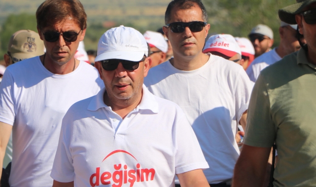 Tanju Özcan yürüyüşünün 4'üncü gün!