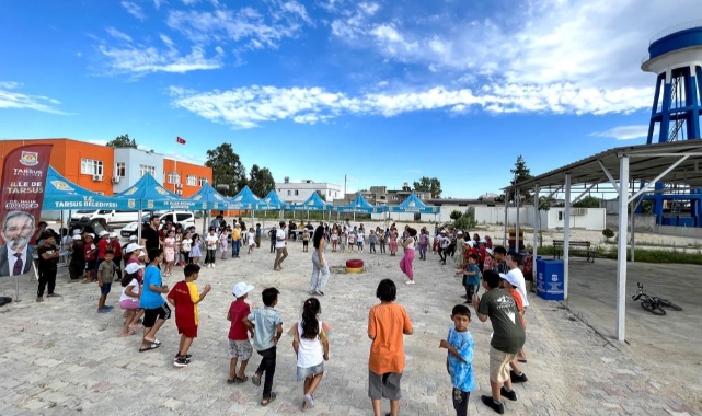 Tarsus'ta 'Güneşli Bir Resim Çiz Bana' etkinliği