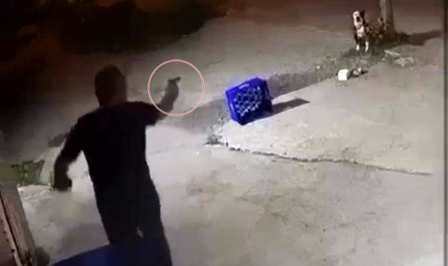 Tartıştığı kişinin köpeğine bir şarjör mermi boşalttı