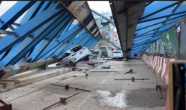 Tayland'da yol inşaatı çöktü: 2 ölü, 13 yaralı