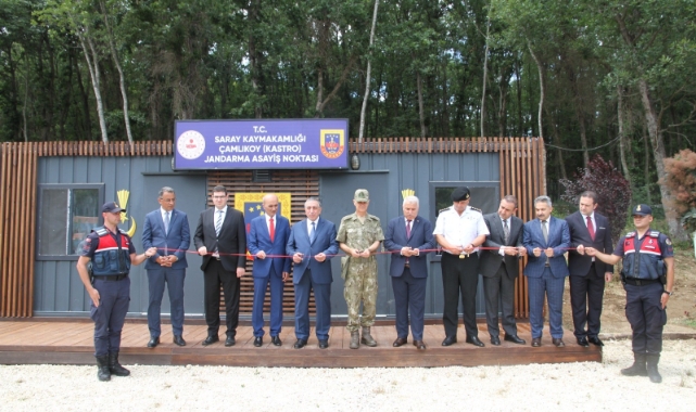 Tekirdağ Çamlıkoy'a jandarma asayiş noktası açıldı