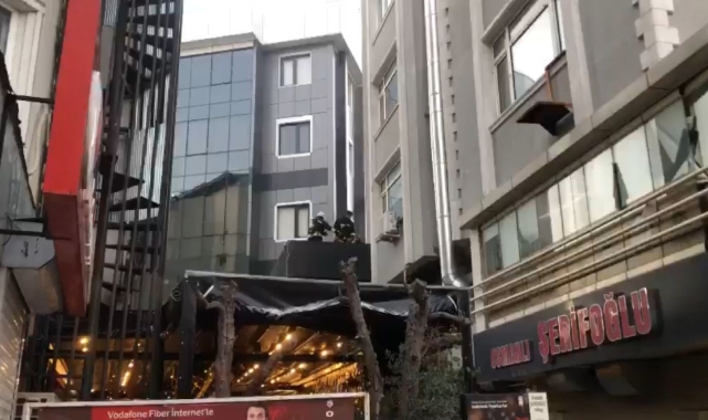 Tekirdağ'da baca yangını korkuttu