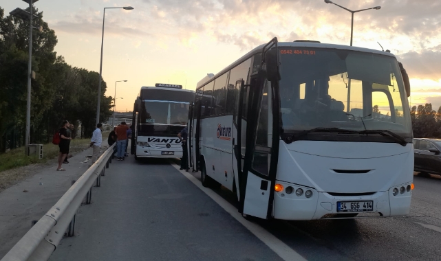 TEM Otoyolu'nda motosiklet kazası: 3 yaralı
