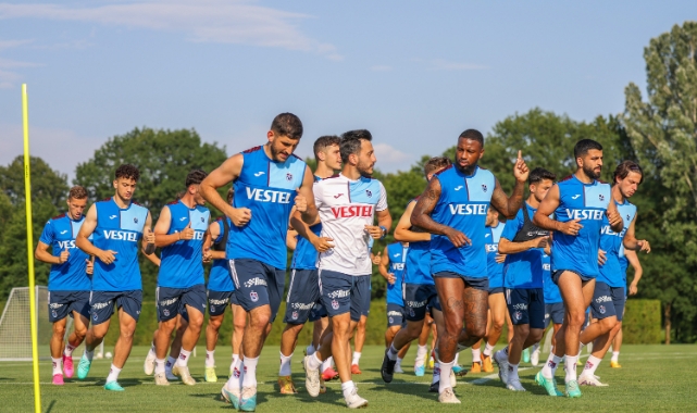 Trabzonspor günü çift idmanla kapattı