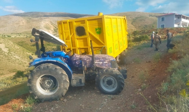 Traktör kazası can aldı