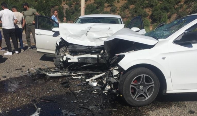 Tunceli’de korkutan trafik kazası