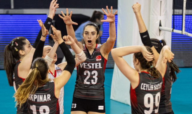 U17 Kız Voleybol Milli Takımı, Fransa’yı 3-1 mağlup etti