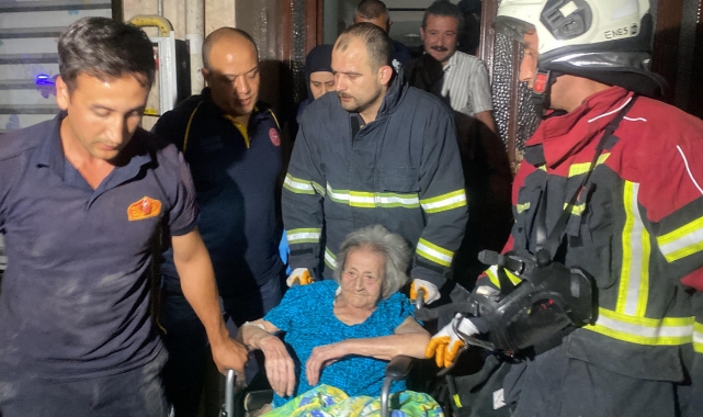 Uşak'ta korkutan yangın!