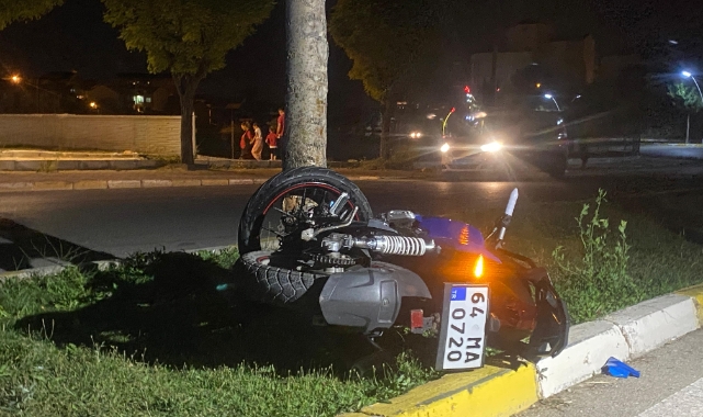 Uşak'ta motosiklet kazası: 2 yaralı