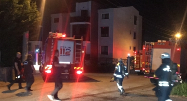 Villada  çıkan yangın korkuttu