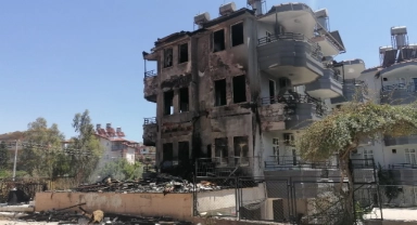 Yangın oteli kullanılamaz hale getirdi!