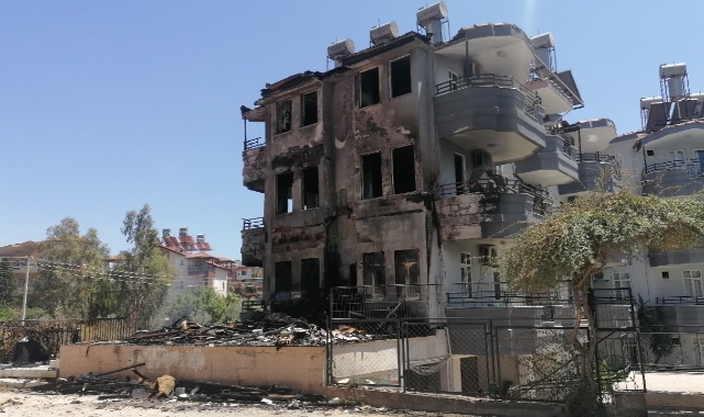 Yangın oteli kullanılamaz hale getirdi!