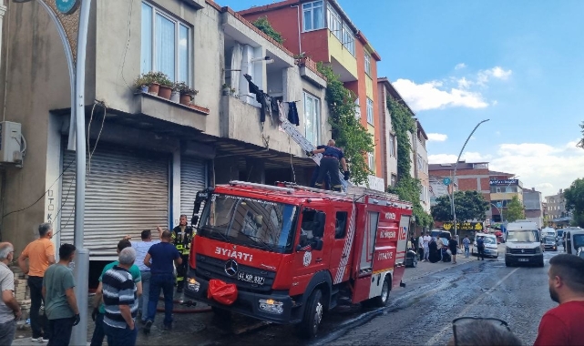Yangında ATV küle döndü
