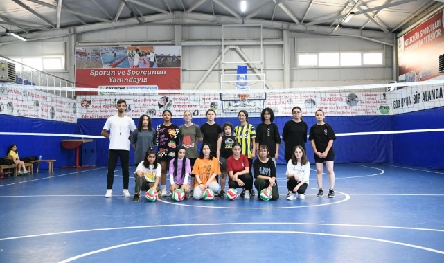 Yaz spor okullarında eğitim başladı