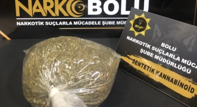 Yolcu olarak bindiği otobüste yakalandı