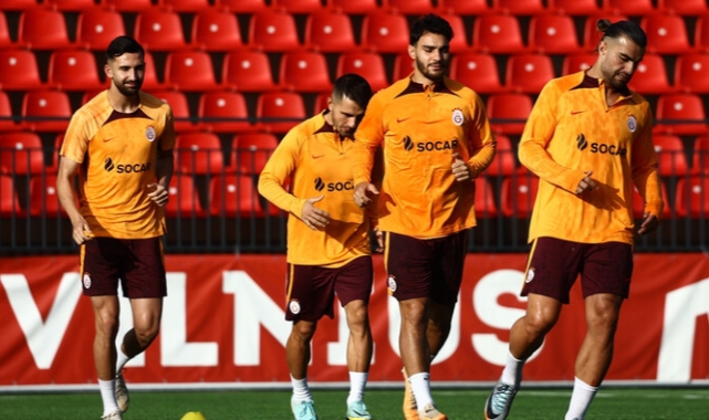 Zalgiris Vilnius - Galatasaray maçının ilk 11'leri