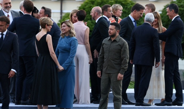 Zelenski'nin Vilnius'ta dikkat çeken fotoğrafı