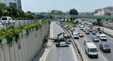 Zeytinburnu'nda korkunç kaza!