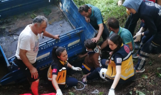 Zonguldak'ta pat pat kazası: 2 yaralı