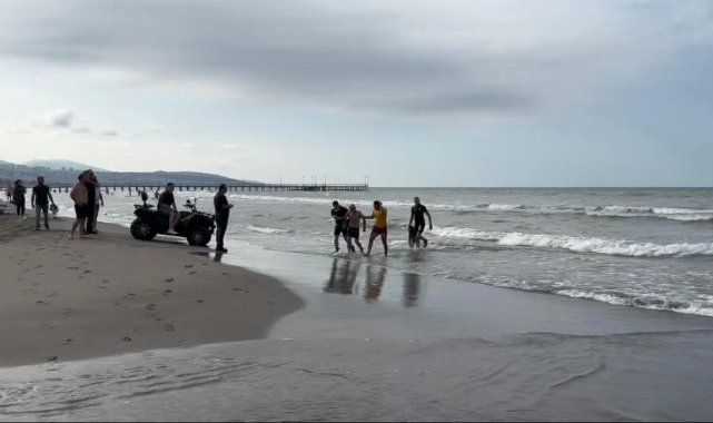 7 kişi boğulma tehlikesi geçirdi, 3'ü hastaneye kaldırıldı