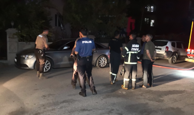 8 katlı apartmandaki yangın paniğe neden oldu
