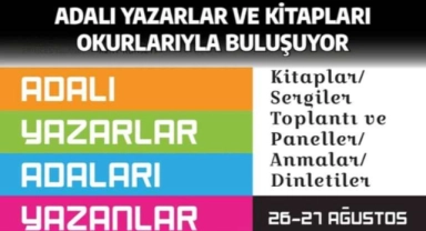 Adalı yazarlar okurlarıyla buluşuyor