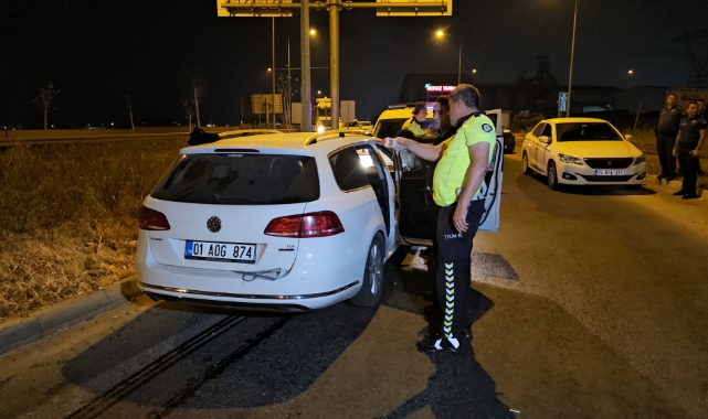 Adana'da 70 kilometrelik kovalamaca