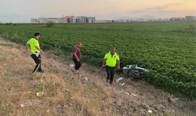 Adana'da can alan motor kazası!