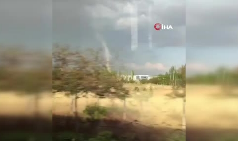 Ankara’da hortum çıktı