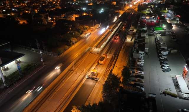 Ankara yolunda asfalt yenileme mesaisi sürüyor