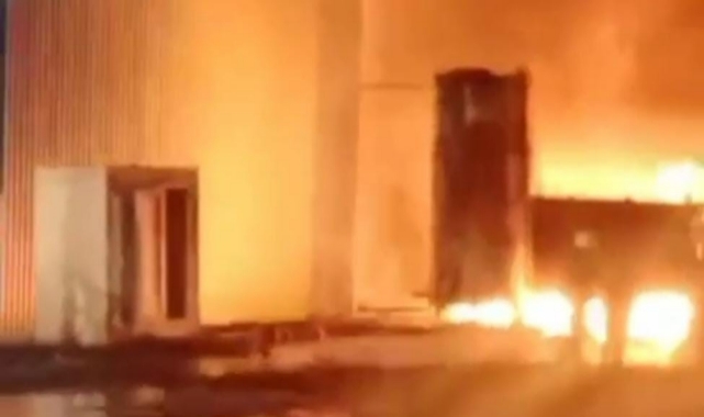 Asfalt eritme tankında patlama: 2 yaralı
