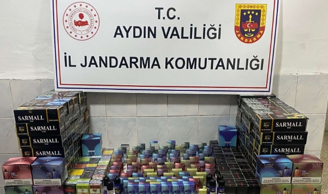 Aydın’da kaçak sigara operasyonu