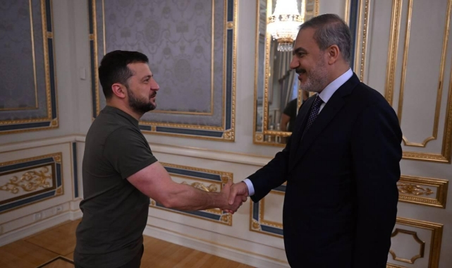 Bakan Fidan, Zelenskiy ile görüştü