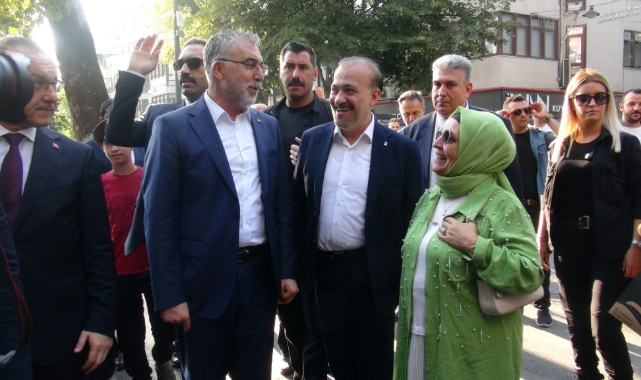 Bakan Işıkhan, esnafla bir araya geldi