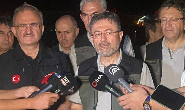 Bakan Yumaklı: "Yaklaşık 1500 hektar alan etkilendi "