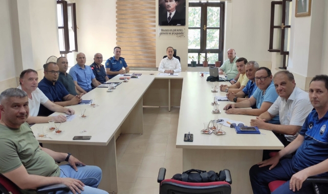 Bandırma’da ilçe spor güvenlik kurulu toplandı
