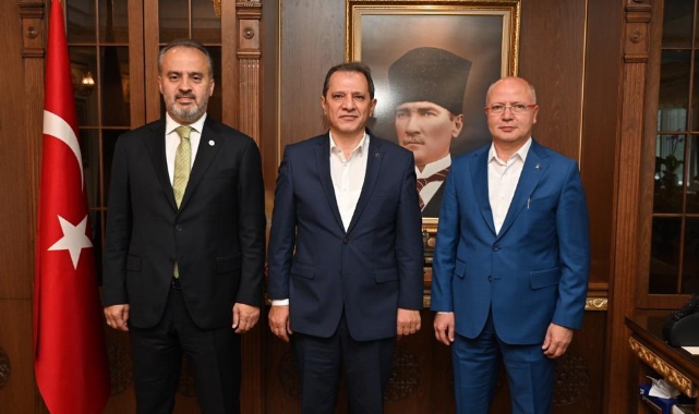 Başkan Aktaş ve Davut Gürkan'dan Emniyete ziyaret