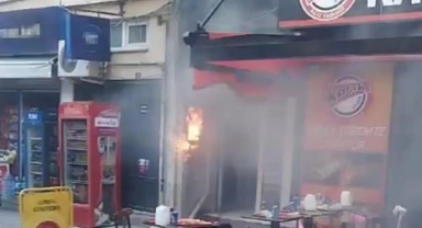 Binadaki sigorta kutusu alev aldı