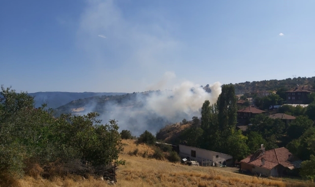 Bolu’da 3 farklı noktada çıkan yangın söndürüldü