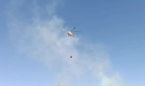 Bolu'daki yangın 3 saat sonra kontrol altında