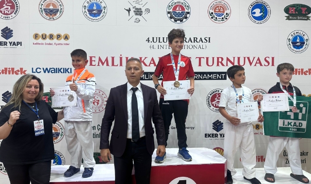 Bursa'da düzenlenen turnuvada büyük başarıya imza atıldı