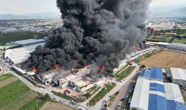 Bursa'da fabrika yangınında zarar gören firmalar açıklandı