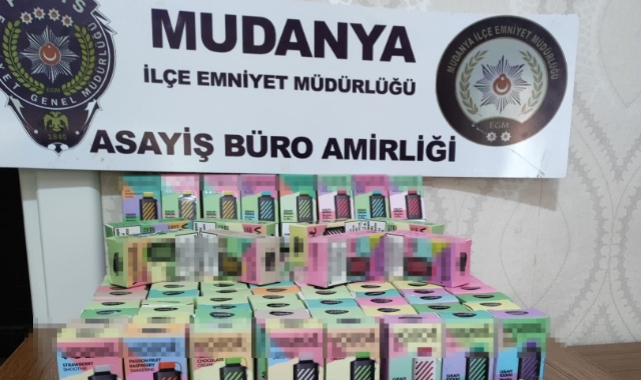 Bursa'da kaçak elektronik sigara ele geçirildi