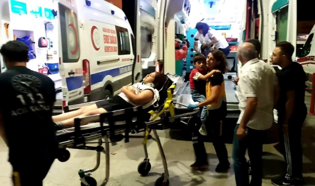 Bursa'da kontrolden çıkan araç takla atarak ters döndü