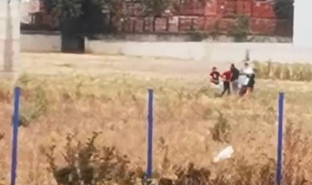 Bursa'da tarlada çıkan yangın kavgaya dönüştü