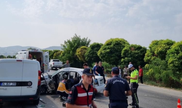 Bursa'da trafik kazası : 2 ölü 1 yaralı